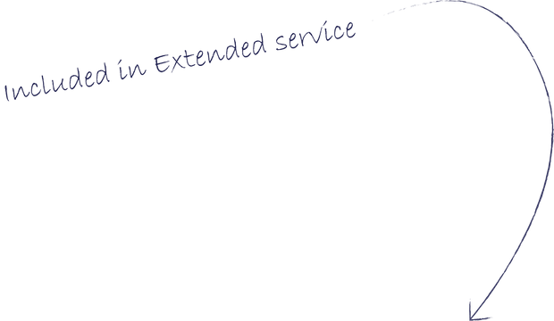 Included in extended service